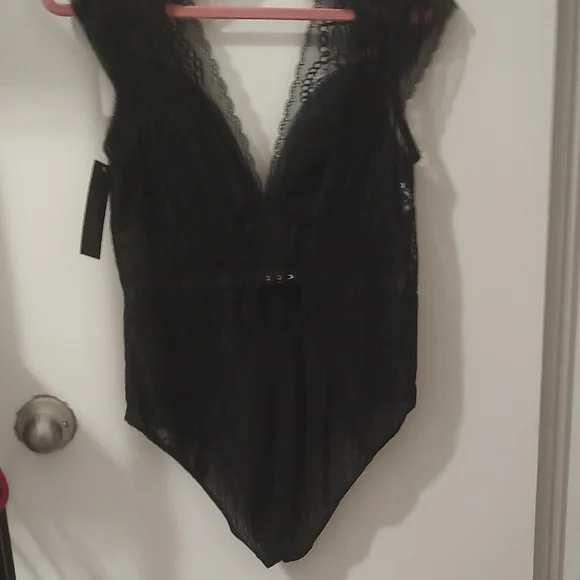 Sophie B. Black Lace Bodysuit - Picture 3 of 5